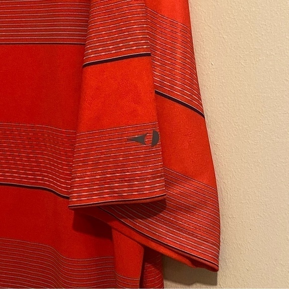 Grand Slam Shirt Mens 2XB Golf Polo Lightweight Short Sleeves Red Striped - Picture 3 of 9